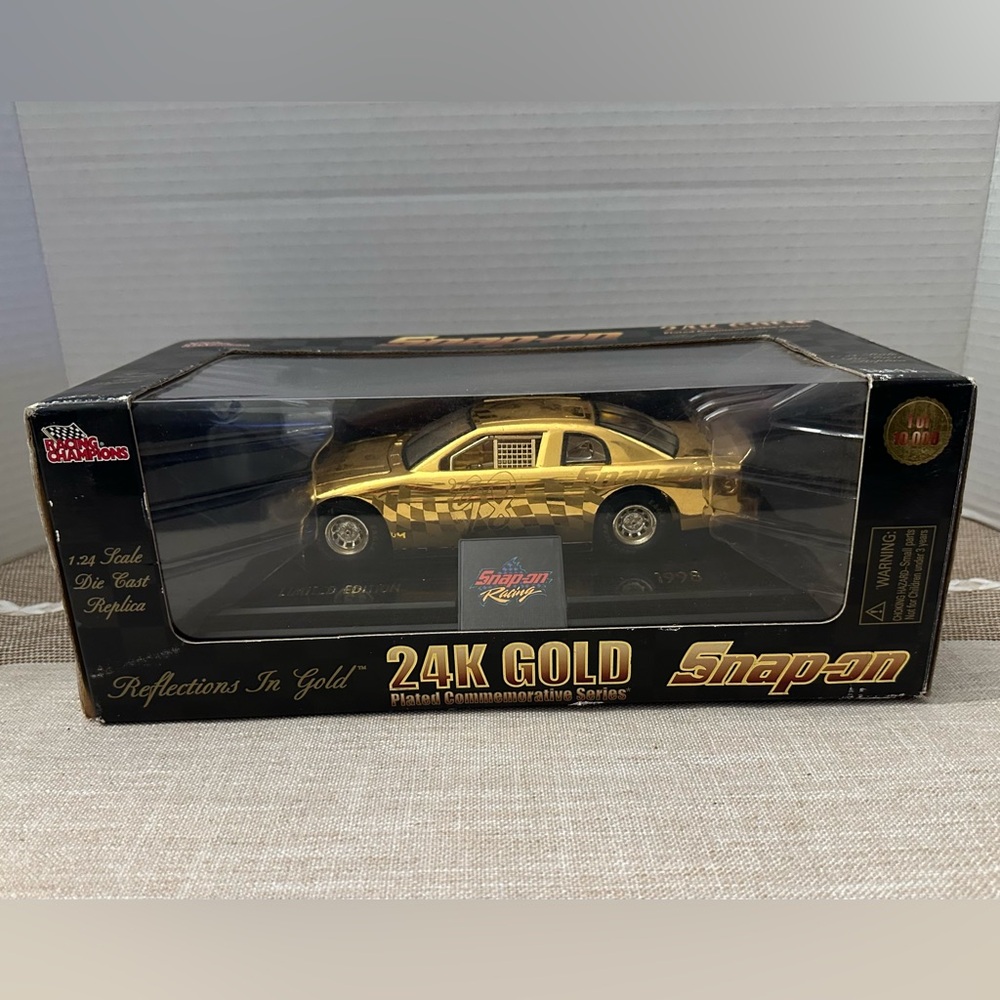 Snap-on NASCAR 1998 Racing Champions 24K Gold 1.24 Die Cast Replica Collector